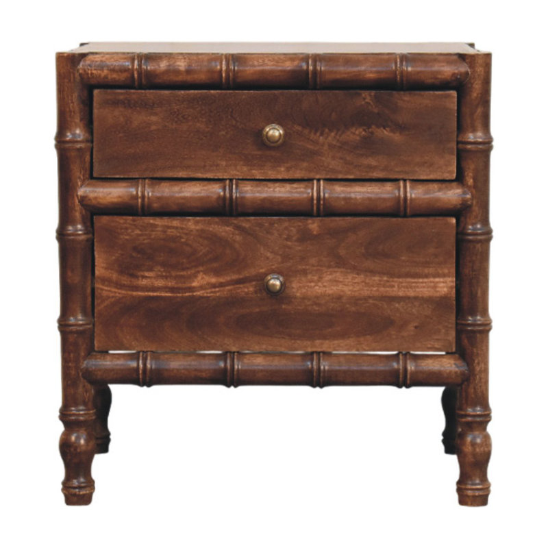 Eryx 55cm W Solid Wood Bedside Table