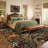 Floral Machine Washable Rugs with Rubber Backing for Living Room Non Slip Stain Resistant Carpet for Bedroom Living Room-68577634