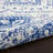 Concow Geometric Blue/White Area Rug-1300156048