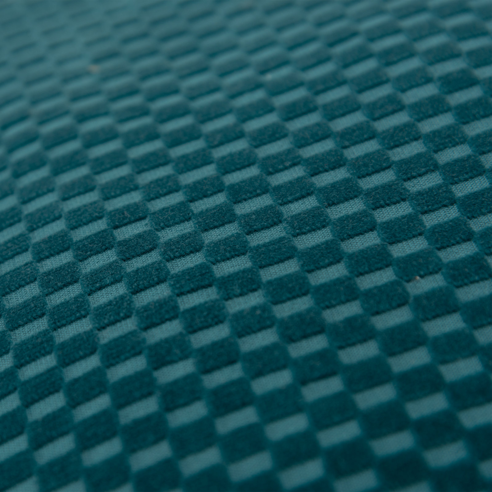 Zoya Textured Cotton Throw Pillow, Teal