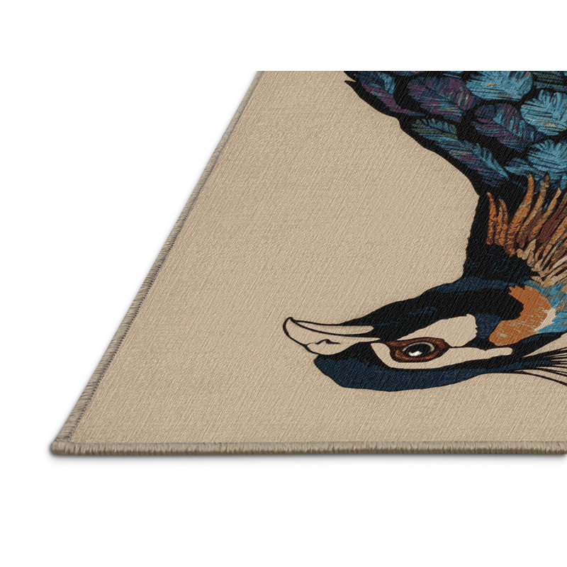  Tapis lavable Himalayan Monal, Rectangle 7 pi x 9 pi
