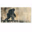 Silhouette d'ombre noire et noire Bigfoot - ensemble de décorations murales Bigfoot-1903702085