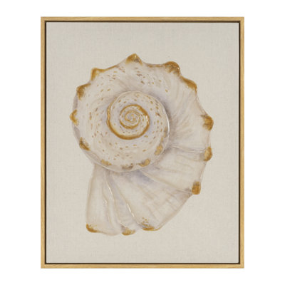 Magic Shells II Framed Embellished Canvas by Art Brand Studios