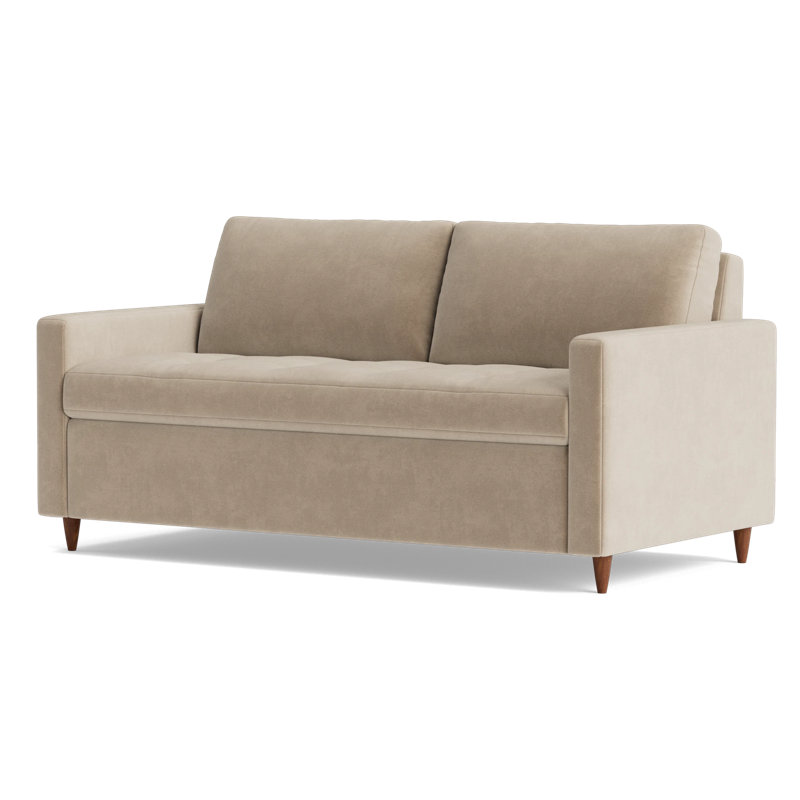 MCM Sofa Bed, Velvet - Beige
