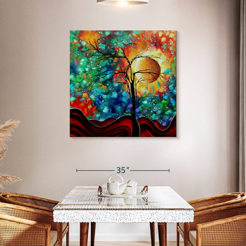 Harnek Bursting Forth, 39" H x 39" W