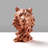 Hand-Painted Decorative Object, Copper Color, 7.1 x 9.8 x 4.7 Inches | 100% Polyester, Unique Art Piece | Ideal for Home Decor, Living Room, and Office | Exquisite Craftsmanship with Distinct Color Variations-1650410132