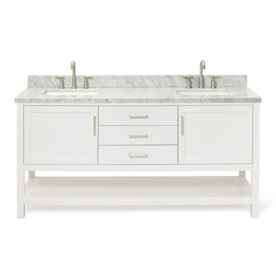 Ensemble de meuble-lavabo double 73 po Abby