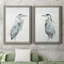 Blue Heron I - ensemble de 2 reproductions d'art sur toile encadrées-595298004-595298015