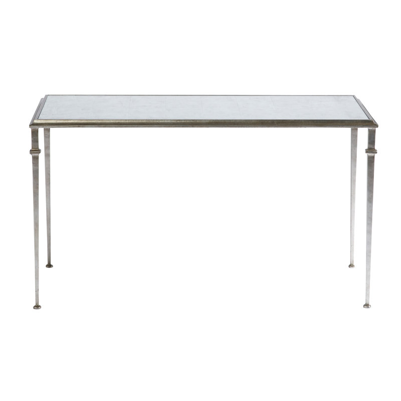 Tria Coffee Table, Aged Silver
