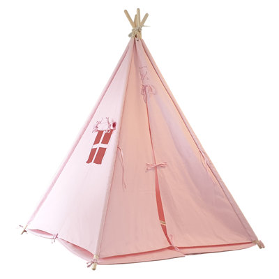 Sunny 120cm W x 120cm D Indoor / Outdoor Cotton,Spruce Wood Play Tent