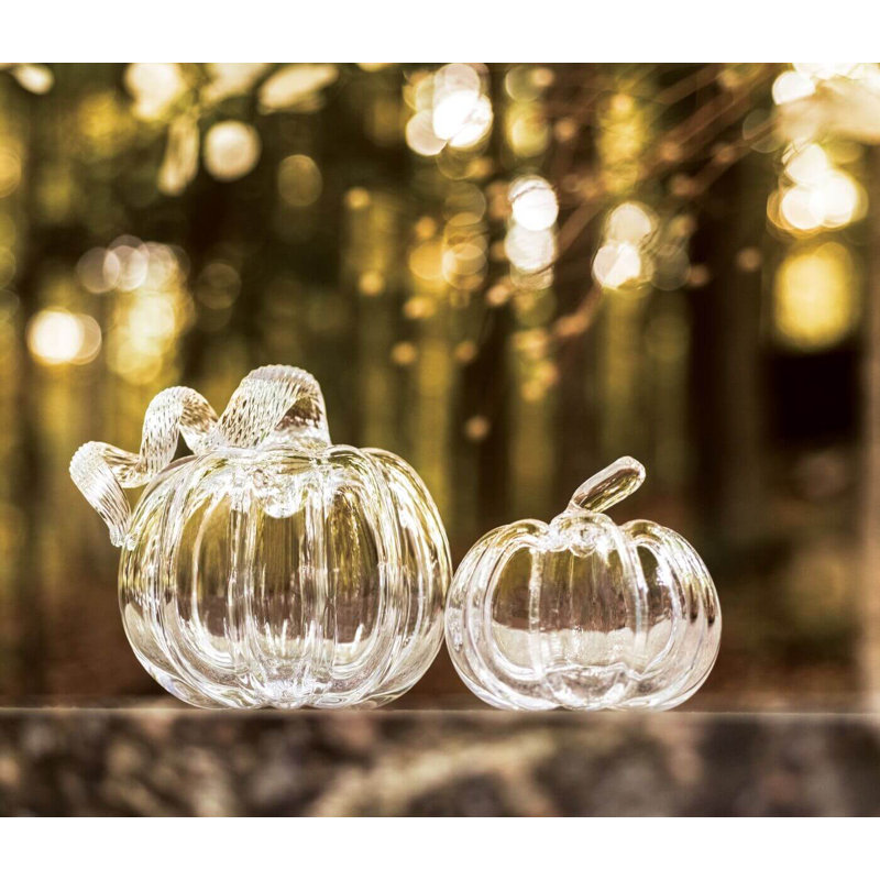 Pumpkin with a Twist, 6" H x 6.25" W x 6.25" D