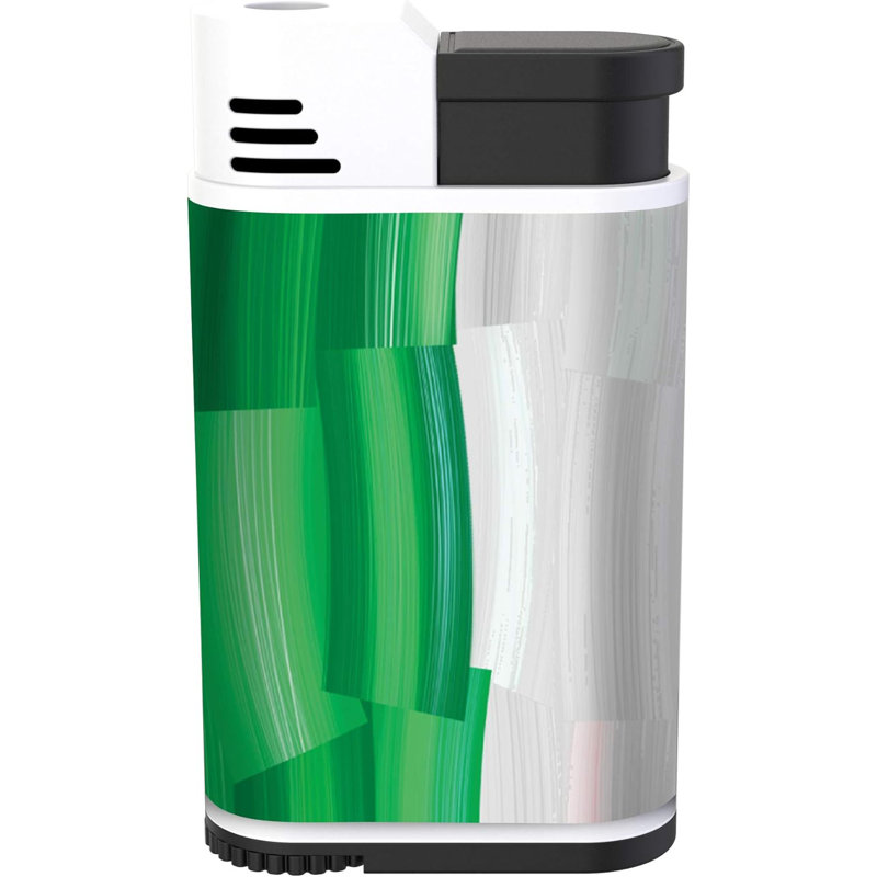 Briquet jet simple Palio Torcia, drapeau de l'Italie