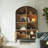 Simple and Retro Black Display Cabinet