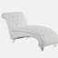 Chaise longue sans accoudoirs touffetée