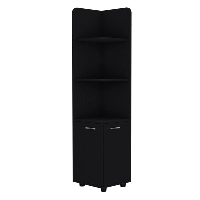 Freestanding Cabinet Kairatu , Bathroom, Black
