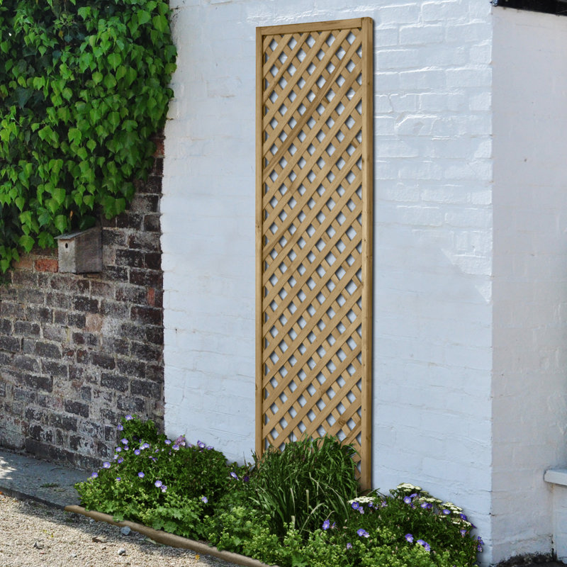 180cm H Wood Lattice Panel Trellis, 180cm H x 60cm W
