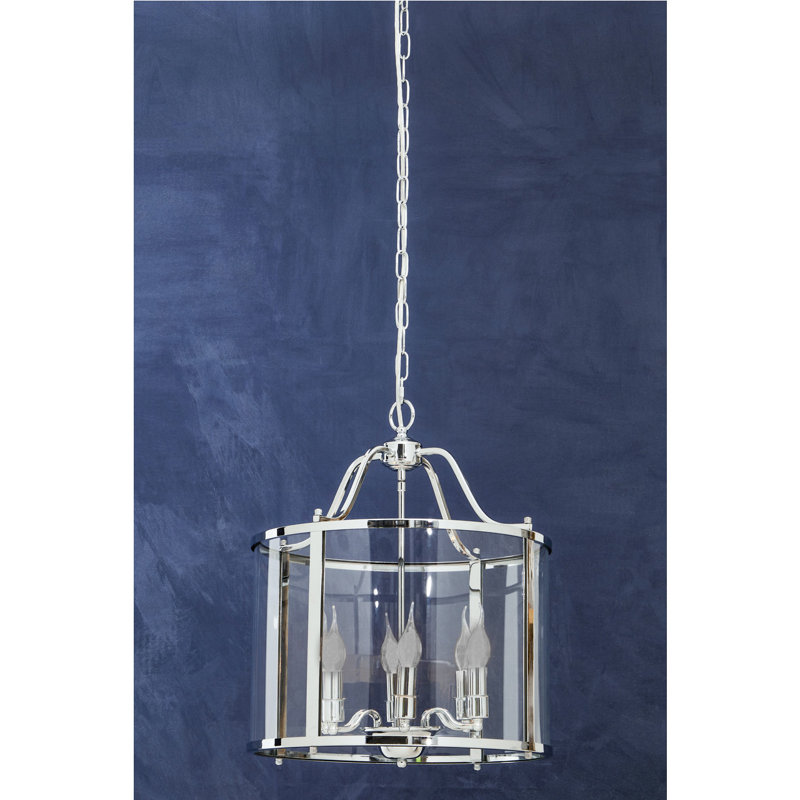 Dereham 6 - Light Clear Drum Pendant