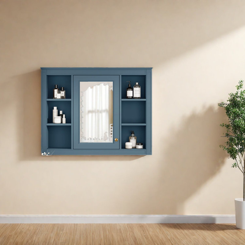 Armoires à pharmacie peu encombrantes, rangement mural moderne en MDF de 35 po pour la maison