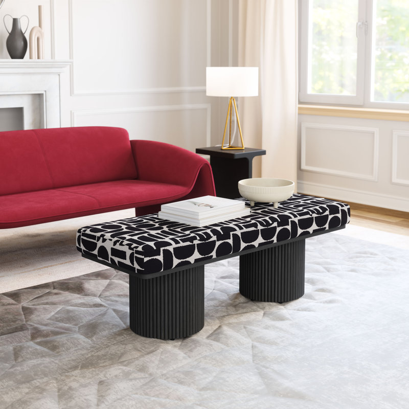 Banc Derosier noir et blanc