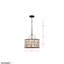 Luminaire suspendu convertible 3 lumières Scribble