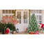 Arbre de Noël de 7 pi avec 1348 pointes mélangées, 82 branches de pin, branches articulées à installation rapide, support en métal robuste pour la saison 84 - assemblage sans effort à corps plein, festivités stables