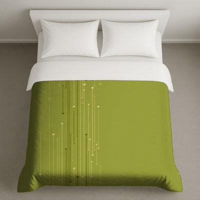Housse de couette à motif abstrait