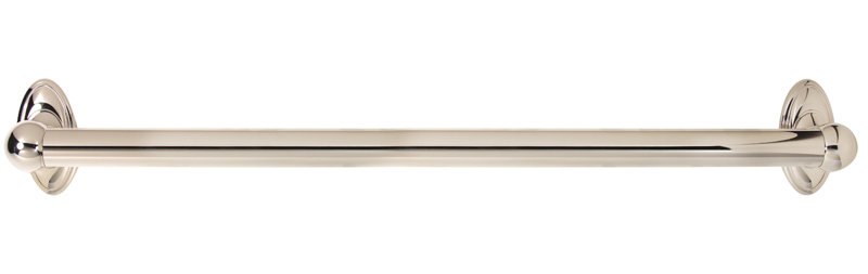 Classic Traditional 19.75'' Grab Bar, Polished Nickel, 18"