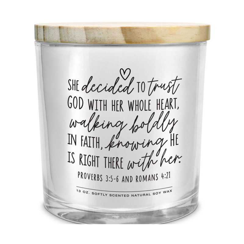 Soy Candle She Decided To Trust God