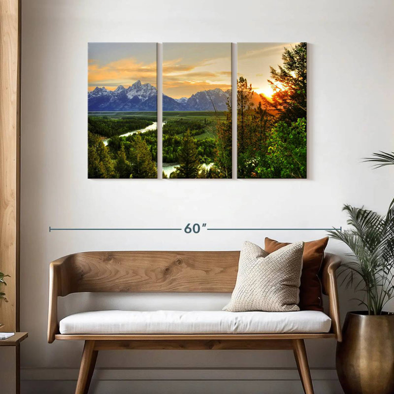 Alvord Grand Teton Overlook, 28" H x 45" W