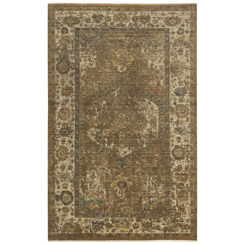 Tapis tissé à la machine Maratea, Rectangle 8 pi x 10 pi