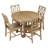 Somil Round Dining Set with Leaf,dining table set,dining room set-2063747757