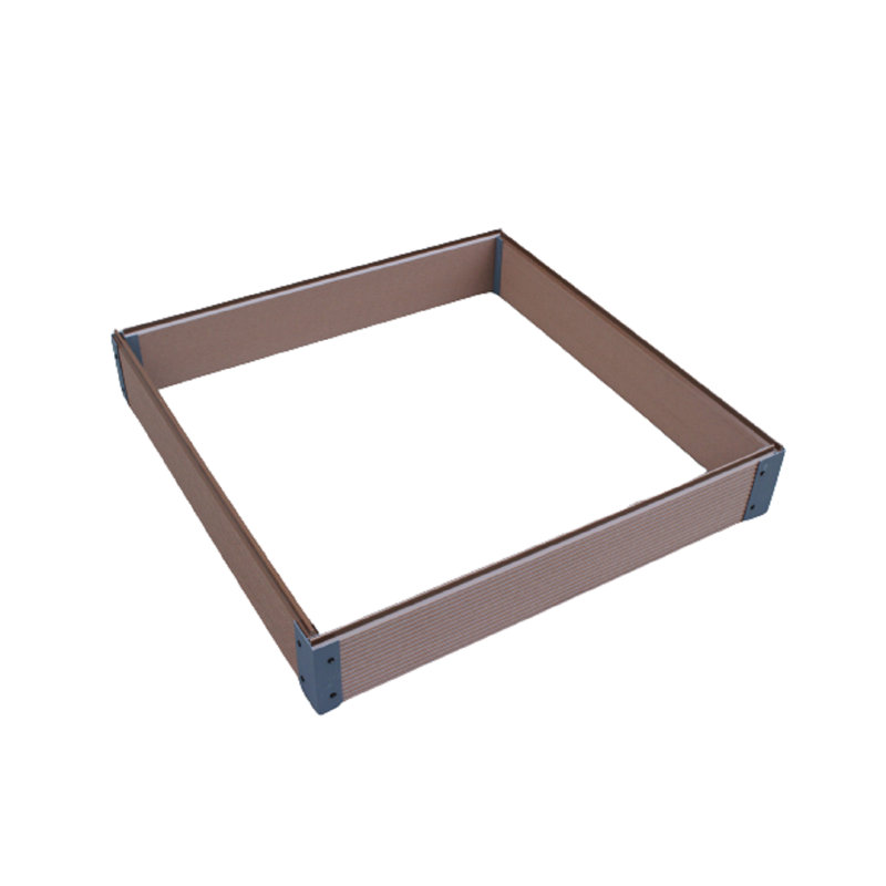 Lit de jardin surélevé en composite Gioanni, H 6,25 po x l 48 po x P 48 po