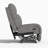 Armless Power Recliner with Adjustable Headrest & Lumber Support-124064478