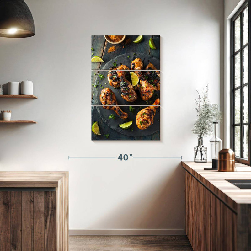 Yarlin Jamaican Jerk Chicken, 38" H x 24" W