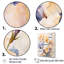 «Beige et bleu» Minimalisme Irises Serenity Blooms III sur toile-1588558795-1588558837