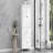Bathroom Storage Cabinet, Cabinet With Two Doors And Drawers, Adjustable Shelf, Mdf Board, White