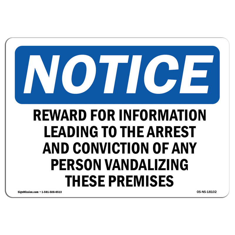 Récompense pour toute information menant à l'arrestation