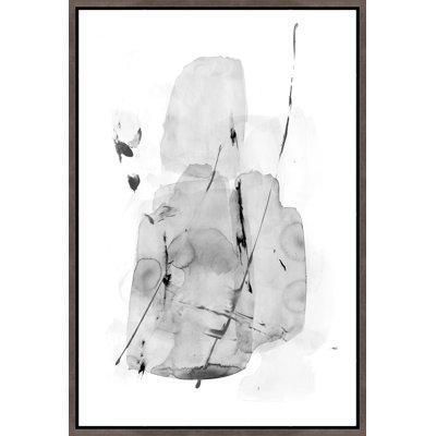 Gray Azul IV Painting by Eve Fairwell