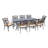 Carleton 9 Piece Dining Set with Cushion