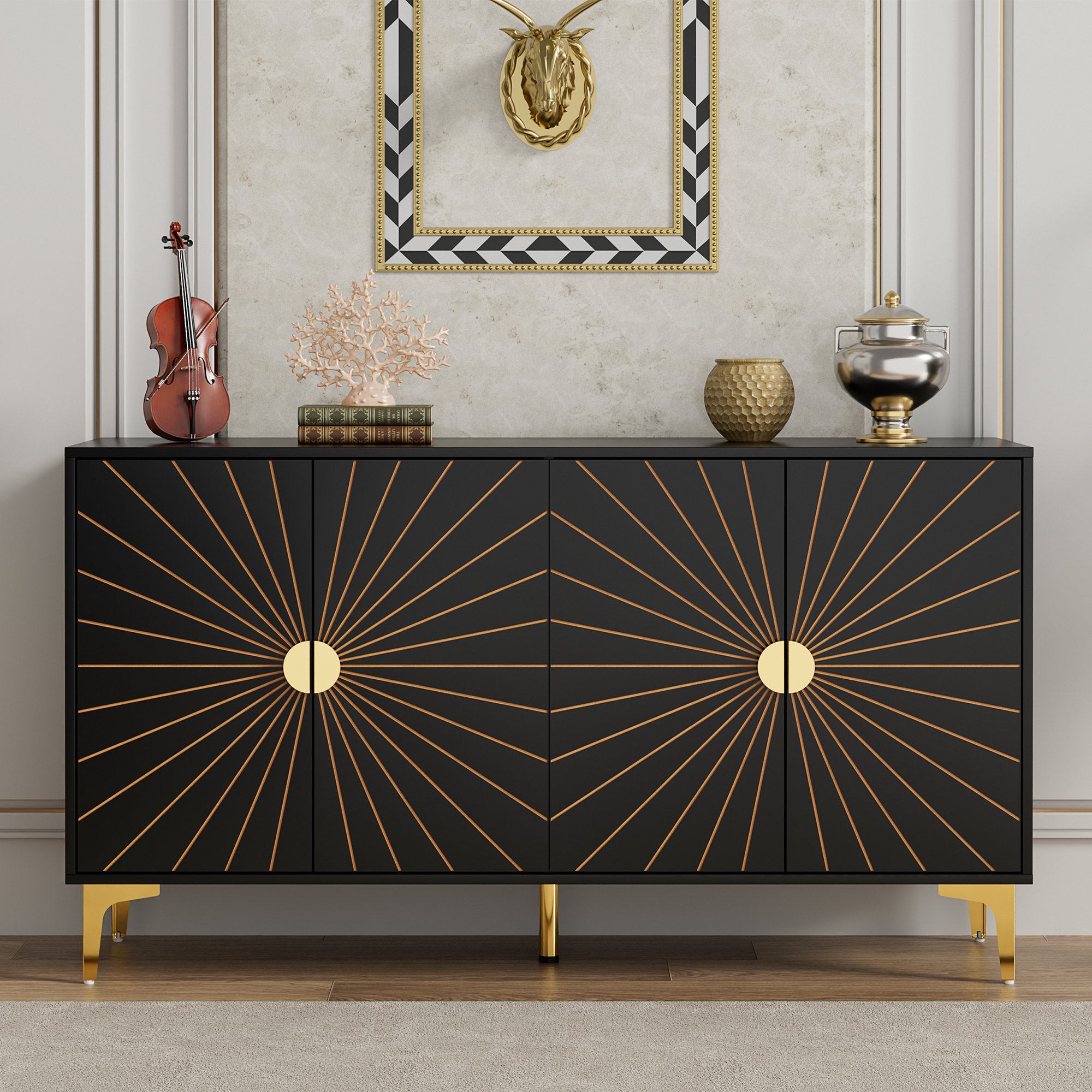 Mercer41 Zafiro Doors Sun Line Sideboard Reviews