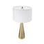 Lampe de table conique en aluminium D15 x 28,5 po (assemblage de l'abat-jour requis)