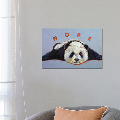 Nope 1 Piece Wrapped Canvas Painting