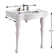 The Renovators Supply Inc. 19'' Gloss Specialty Bathroom Sink with Overflow