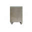 Table de chevet beige en velours