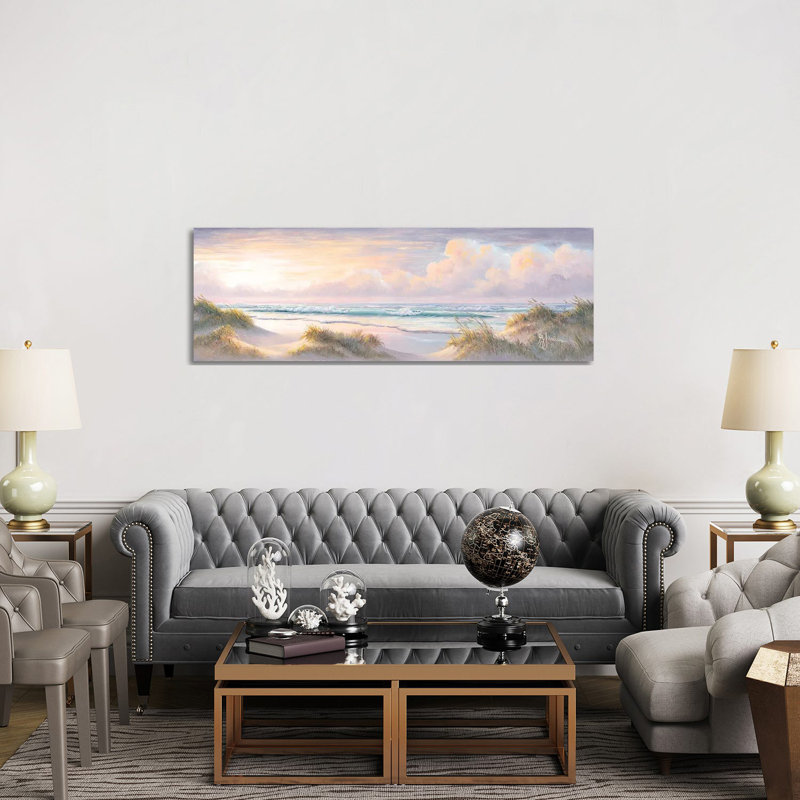 Paysage marin II, H 20 po x l 60 po x P 1,5 po
