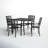Alyah 4 - Person Patio Dining Set with Square Table