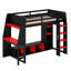 Lit mezzanine avec bureau Gaming