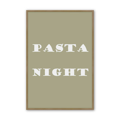 Imprimé Pasta Night
