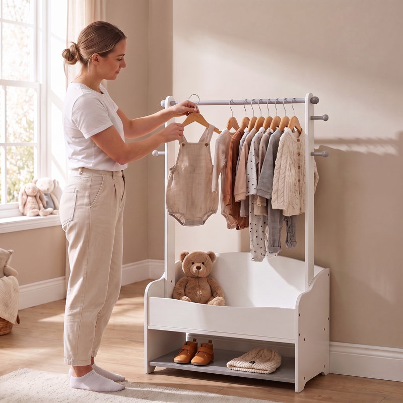  Hanging Rail with Extra Storage