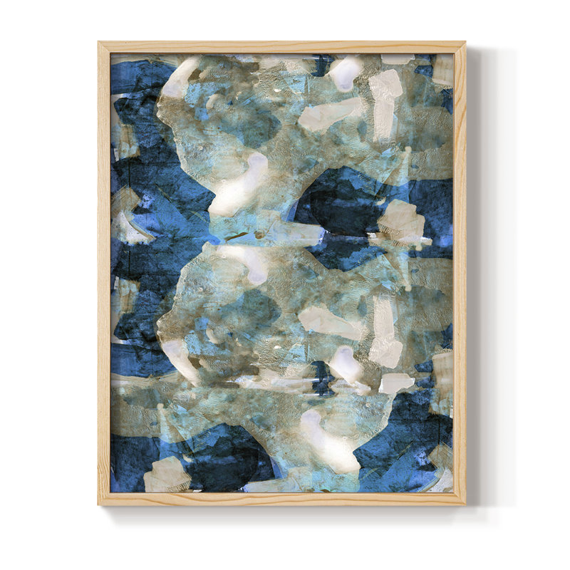 Impasto II Framed Print - Solid Wood, 30" H x 24" W